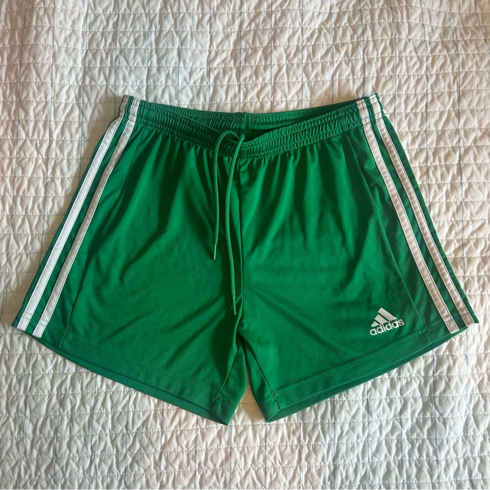Adidas Women's Athletic Green Shorts